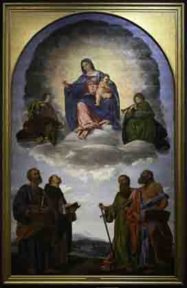 Savoldo, Madonna Child Angels