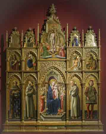 Alunno (Niccol� di Liberatore), Cagli Polyptych