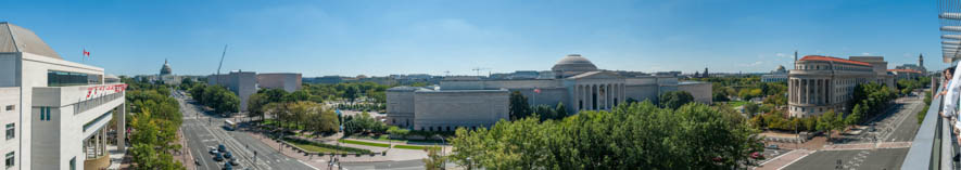 Pennsylvania Ave from the Newseum