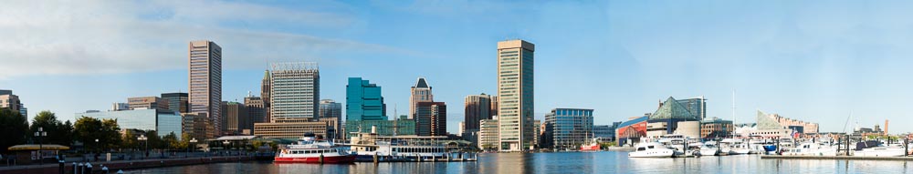 Inner Harbor viewed from Maryland Science Center