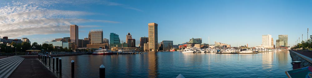 Inner Harbor viewed from Maryland Science Center