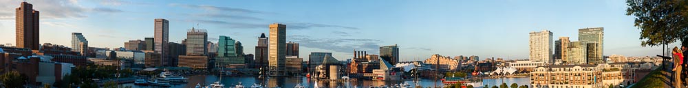 Inner Harbor viewed from Federal Hill