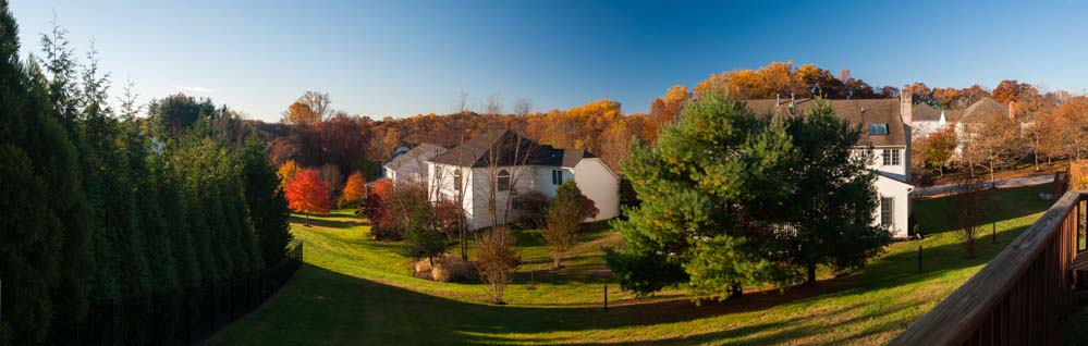 Ellicott City in the Fall Neighborhood Wide View