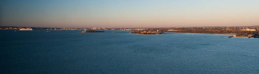 Hudson River viewed from One West Street (17 Battery Place)